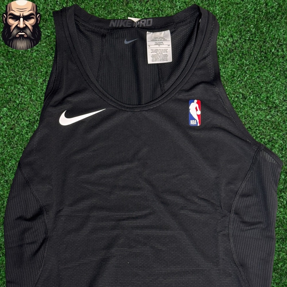 Nike Pro NBA Team Player Issue HyperCool Tank Top 880804-010 Men's Size XL-Tall - Picture 2 of 3